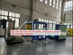 EVA / TPR / TPE / TPV / TPU Twin Screw Compounding Extruder với Underwater Pelletizing