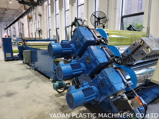 Máy ép đùn PLC tấm nhựa được chứng nhận CE 500kg / H 100 vòng / phút