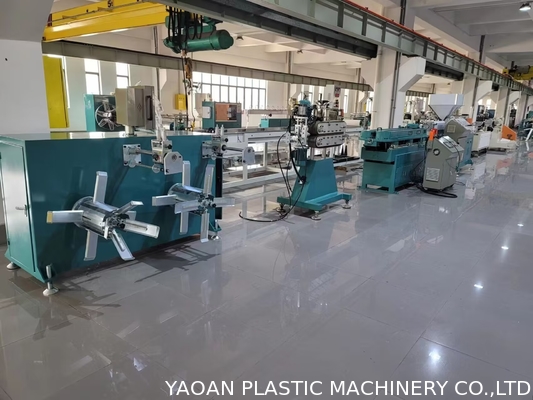 PVC PE Đường đơn Máy chế tạo ống ống ống dây chuyền điện có dây chuyền ABB Invertger