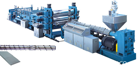 Máy lợp ngói nhựa đa chức năng Máy làm tấm lợp PP Công suất 200-350kg / Hr