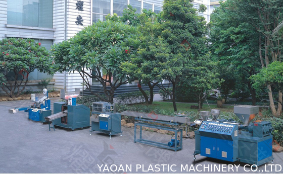 Máy nhuộm rơm ba màu PP, PLA Kích thước vít 55mm