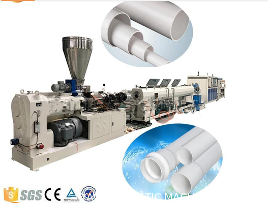 Hệ thống thoát nước và ống dẫn điện Máy đùn ống nhựa PVC, Dây chuyền sản xuất ống nhựa PVC
