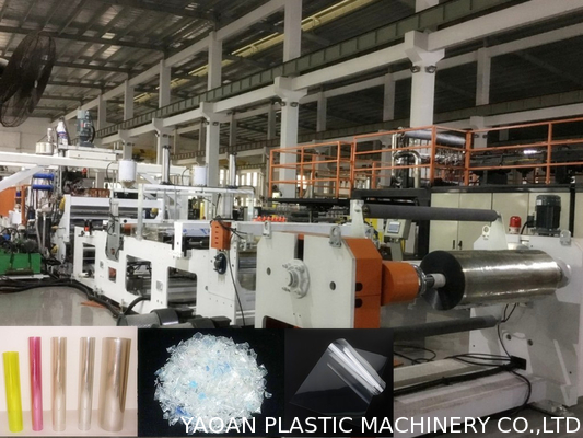 Máy ép đùn tấm nhựa PET để sản xuất tấm hộp thực phẩm PET